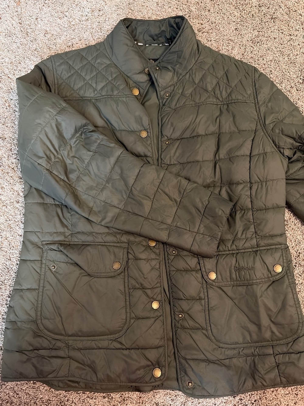 Barbour green Quilted Jacket
